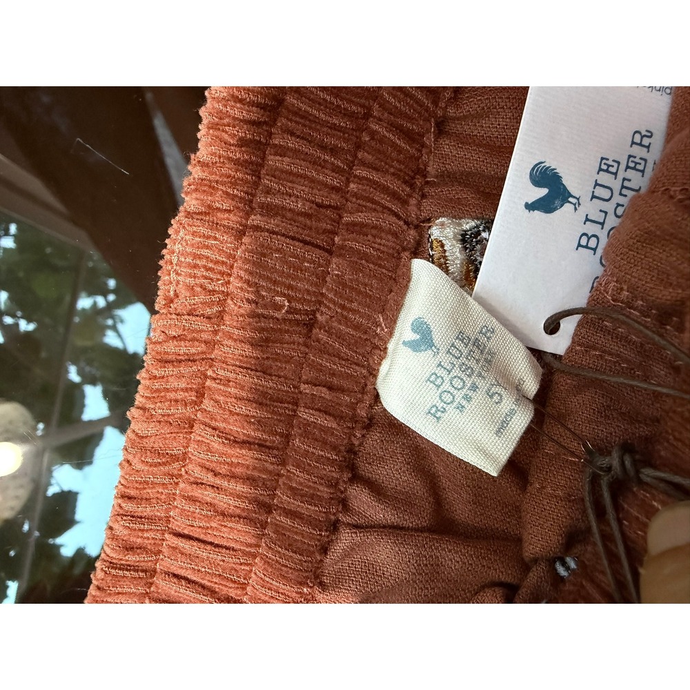 Blue Rooster Kid's Rust Brown Corduroy Dog Embroidered Pants Australian Shepard - Picture 5 of 8